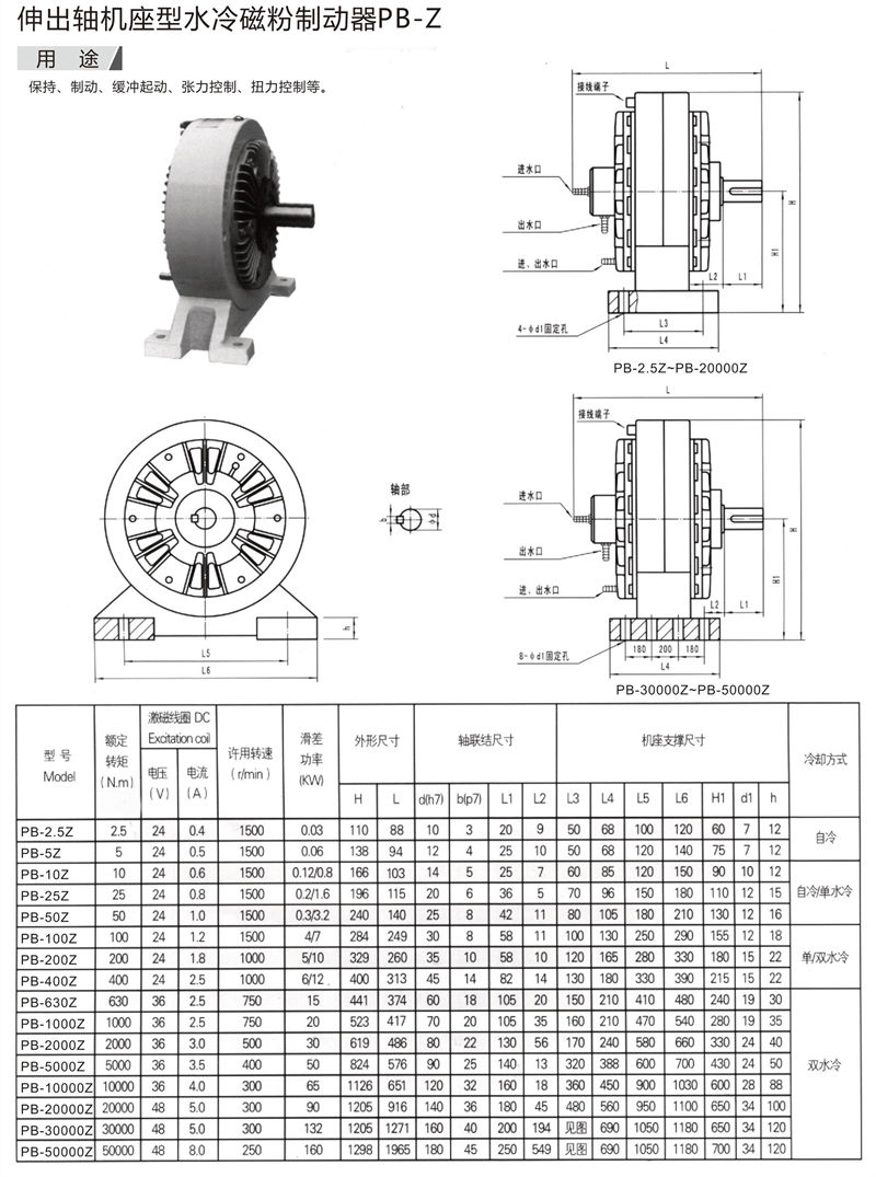 伸出軸機座水冷磁粉制動器PB-Z1.jpg